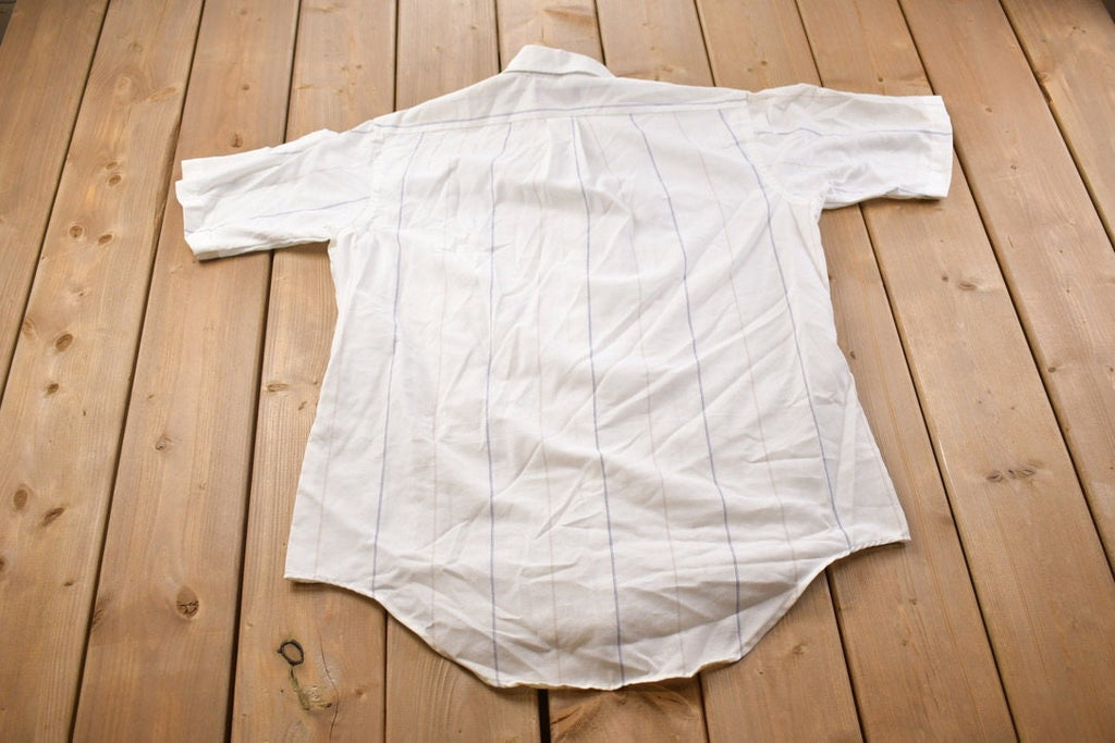 Vintage 1990s Arnie Vertical Striped Button Up Shirt