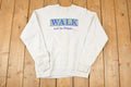 Vintage 1990s Walk And Be Happy FAB Graphic Print Crewneck Sweatshirt Mens L