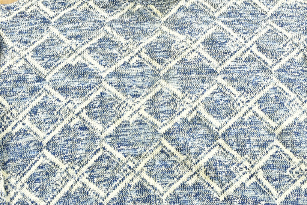 Vintage Heavy All Over Pattern Knitted Sweater , Vintage 90s Crewneck , Pattern Print , Outdoor , Wilderness , Pullover Sweatshirt