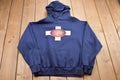 Vintage 1990s Impact Graphic Hoodie  Impact Hoodie  Religious Cross Print  Vintage Cross Sweatshirt  Timothy 4:12  Pullover Sweatshirt