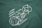 Vintage 1990s Laurel Street Church Of God Volleyball Graphic T-Shirt