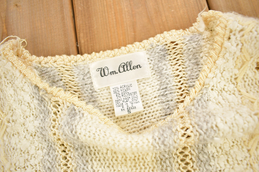Vintage 1990s W.M Allen Knitted Women's Crewneck Sweater