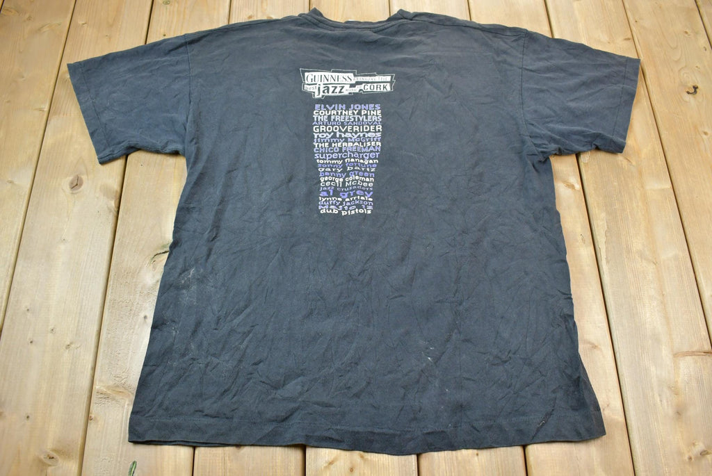 Vintage 1990s Jazz Festival Single Stitch Graphic T-Shirt Size XL