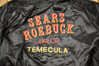 Vintage 1980s Sears Roebuck & Co Temecula Rancho California Satin Windbreaker Jacket