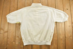Vintage 1980s Palmland Womens Colour Block Quarter Button Polo Shirt