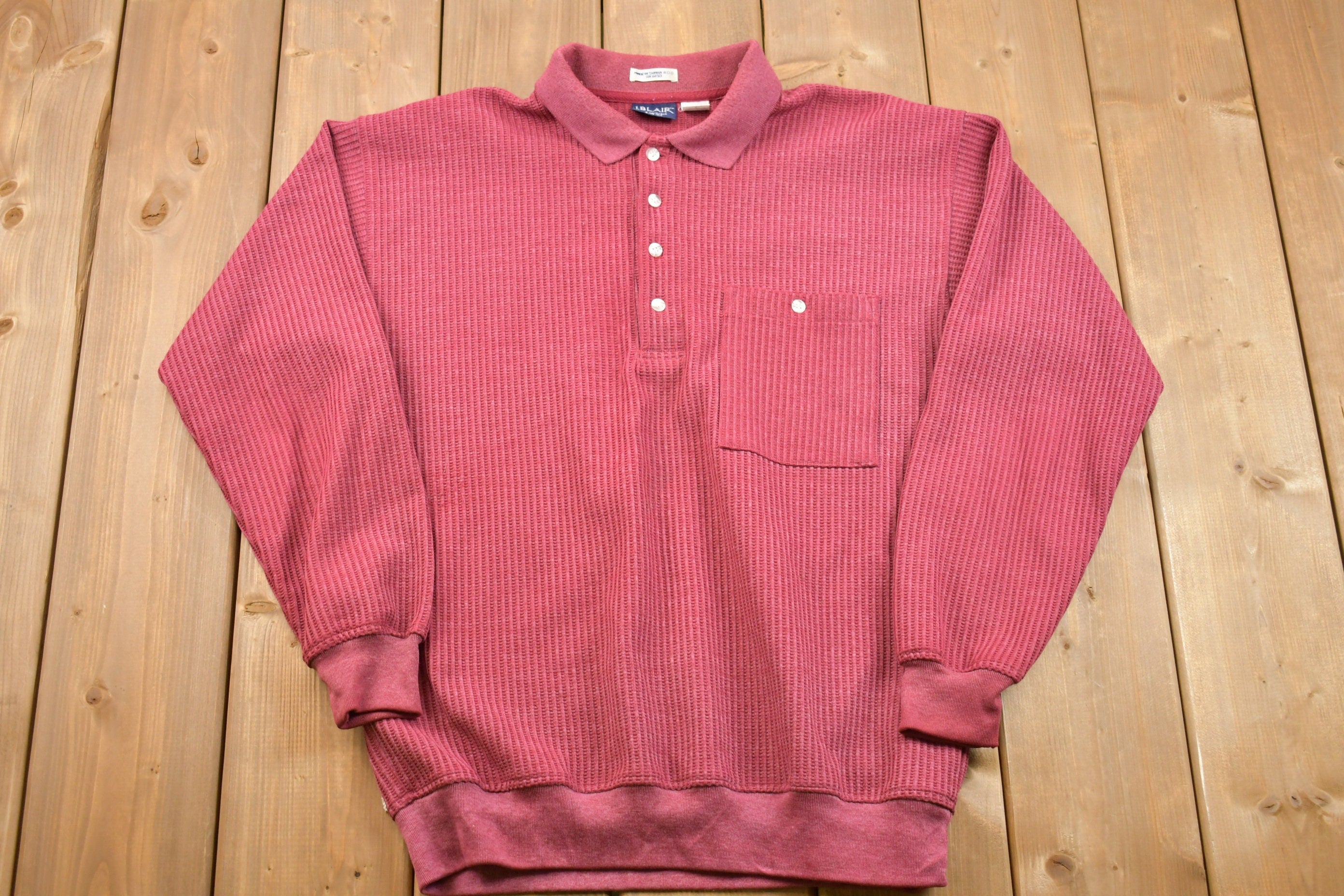 Vintage Waffle Knit Sweater