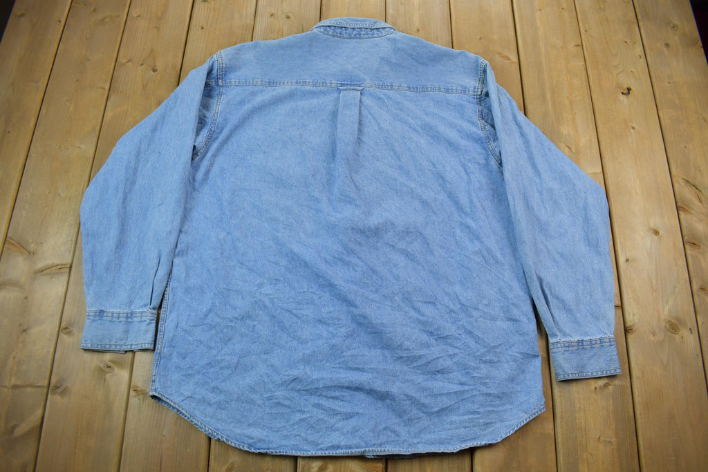 Vintage 1996s Warner Bros Company Button Up Shirt
