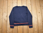 Vintage 1990s Jones New York Flower Knitted Cardigan