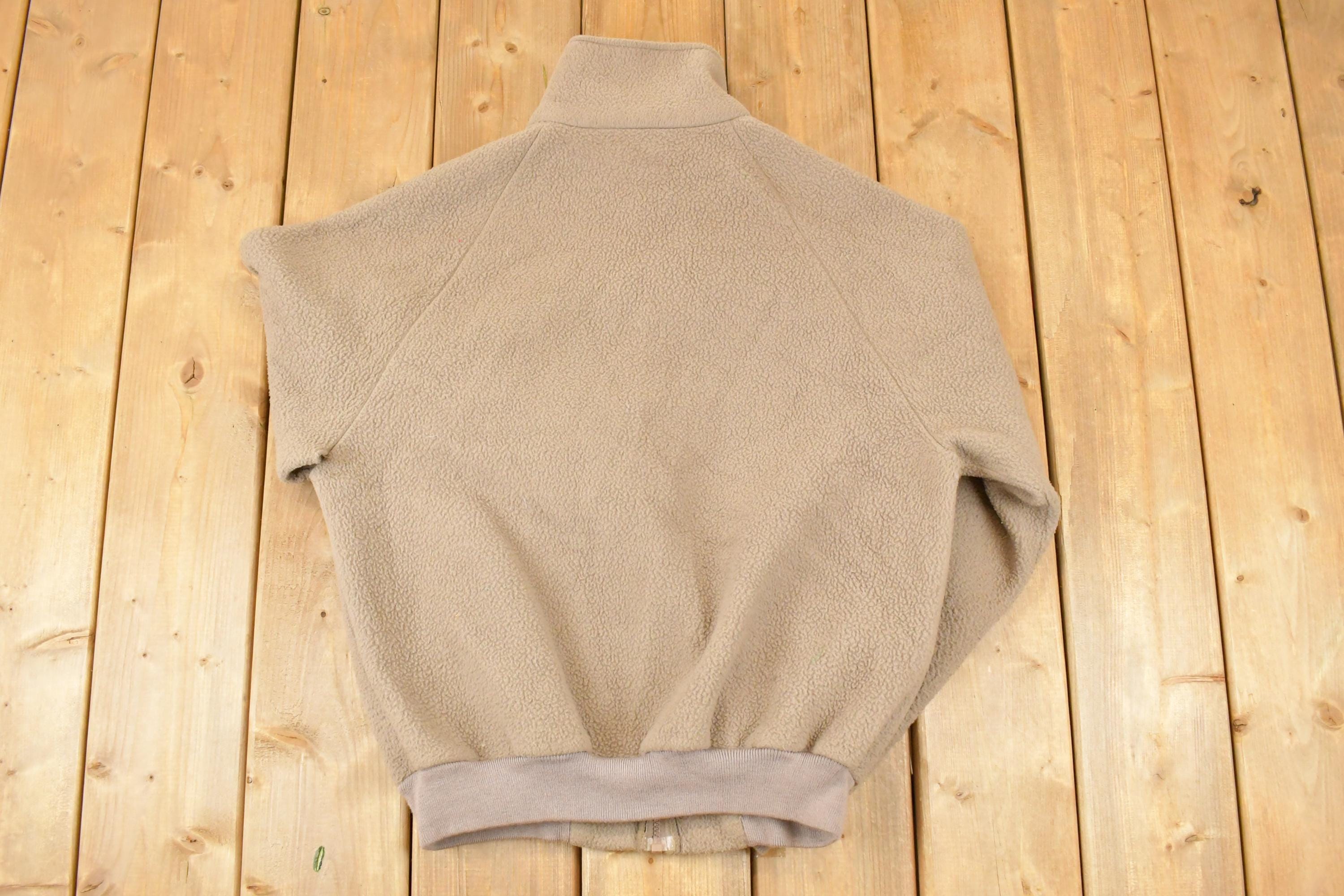 Vintage 1980s Peter England Fleece Outdoorsman Sweater Men's L