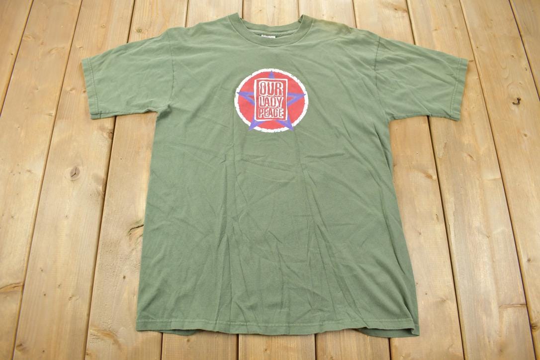 Vintage 1990s Our Lady Peace Kneel Down And Obey Band T-Shirt