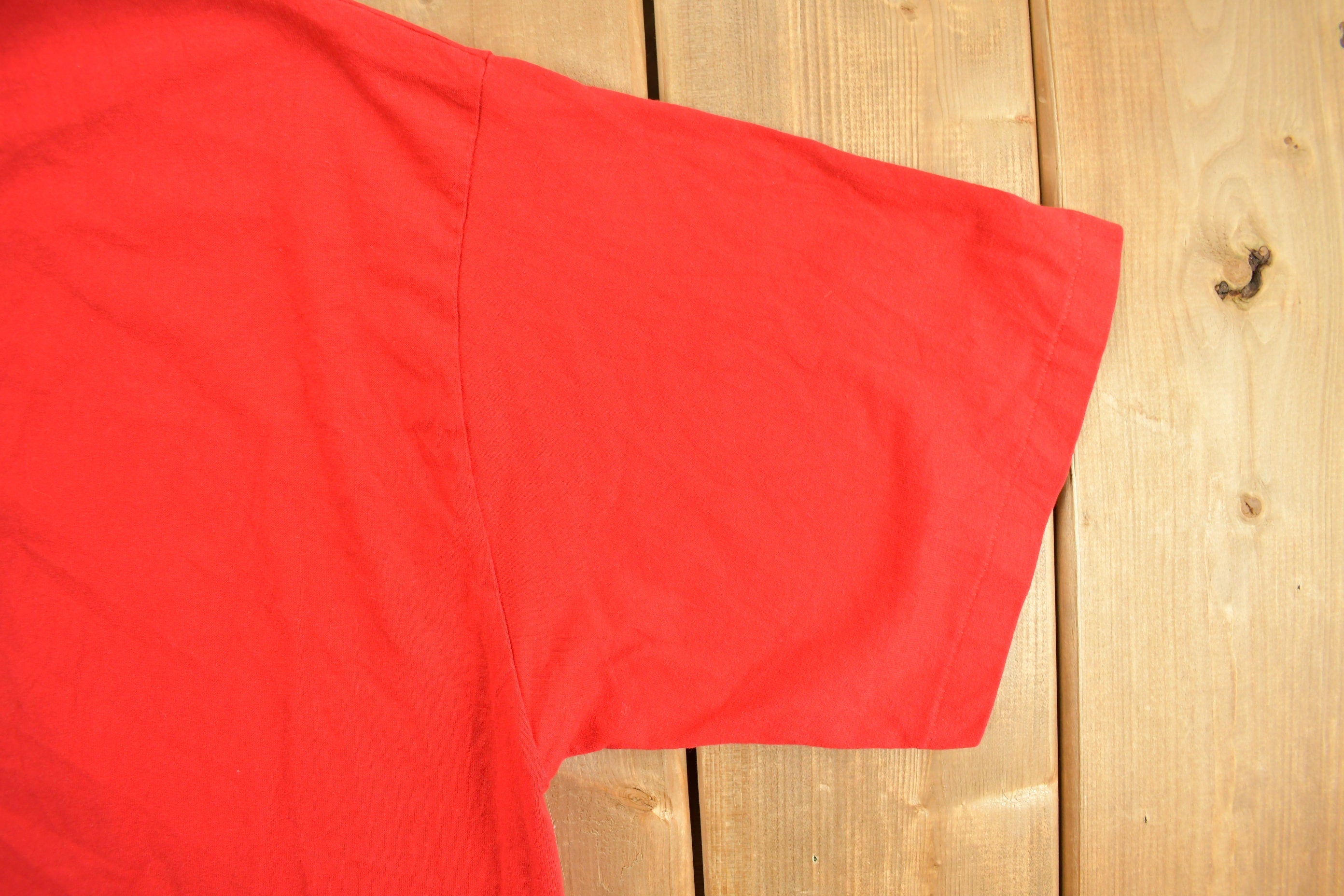 Vintage 1990s Mickey Mouse Shield Graphic T Shirt
