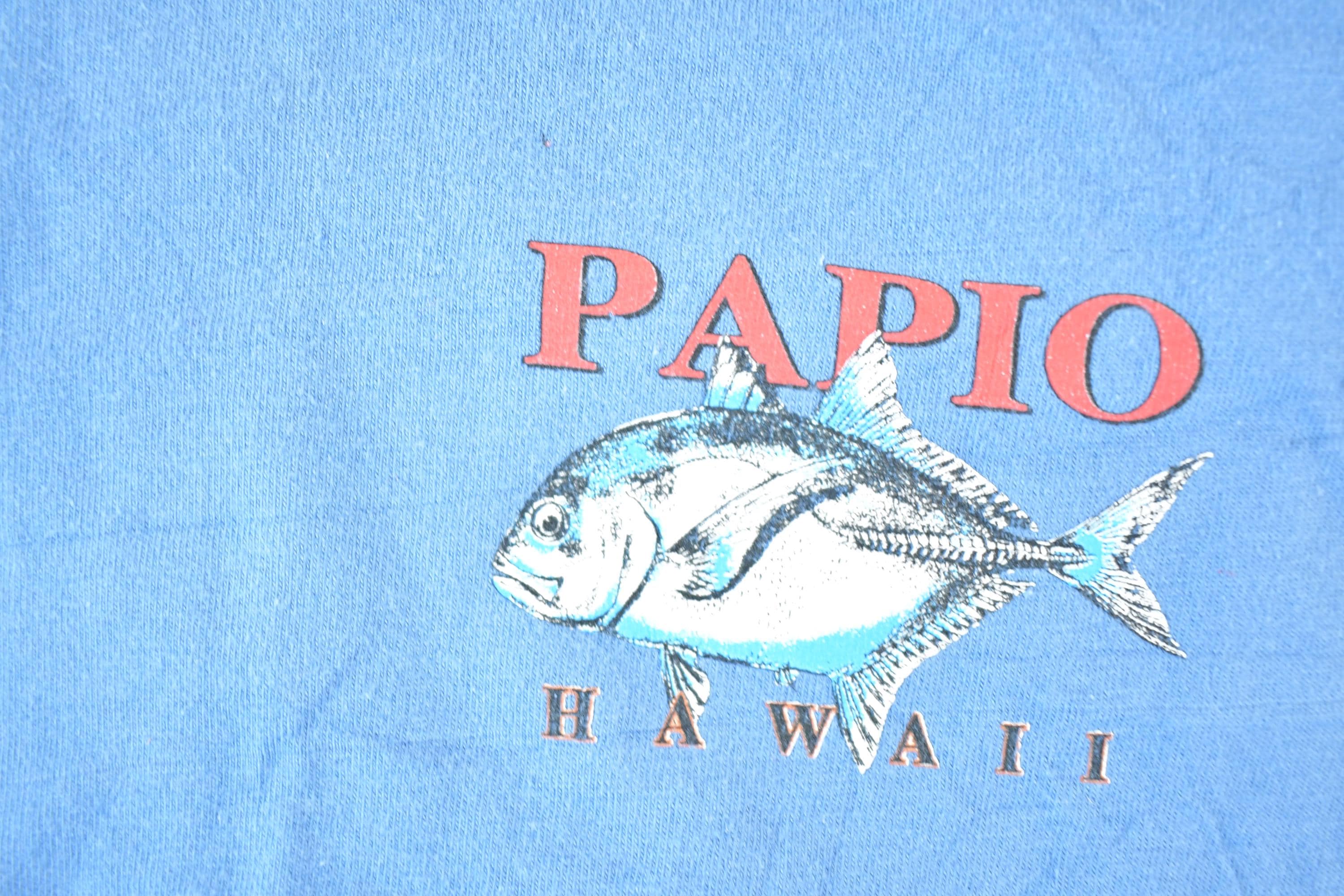 Vintage 1990s Hawaii Papio Souvenir T-Shirt Men's L