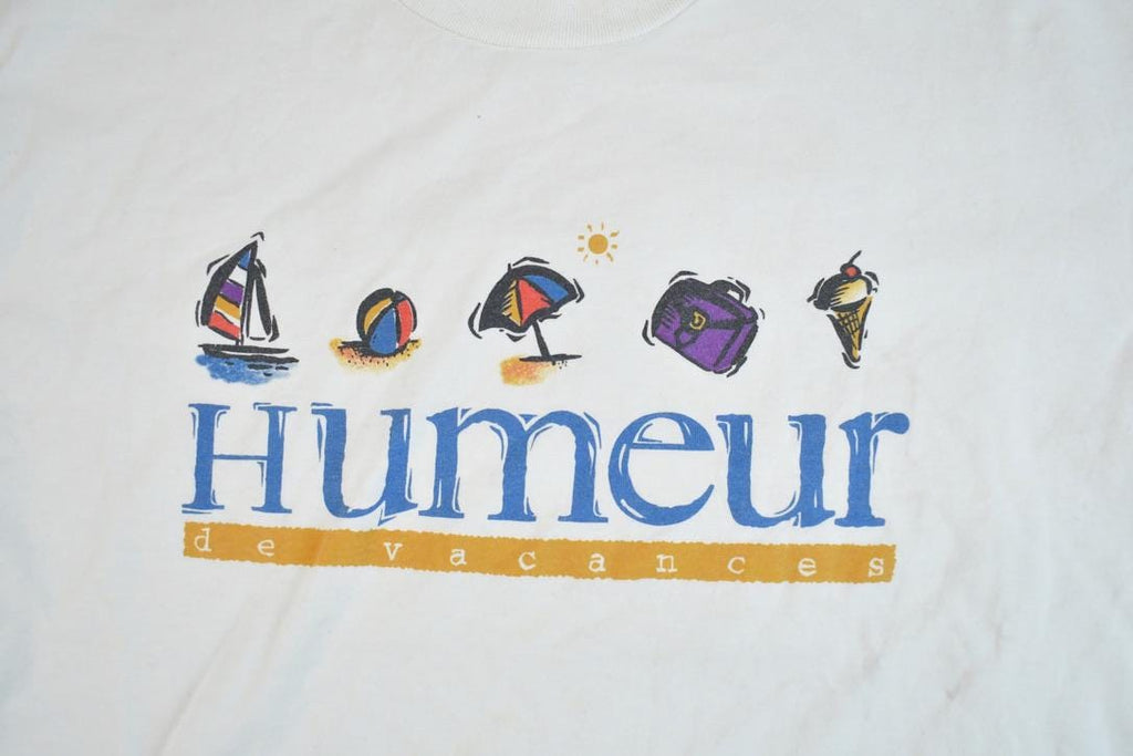 Vintage 1990s Humeur Beach Souvenir T-Shirt