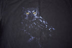 Vintage 1990s Dark Owl Theme Graphic T-Shirt Made In Canada