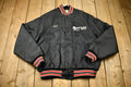 Vintage 1980s Barryames Tux Shop Snap Button Windbreaker Bomber Jacket