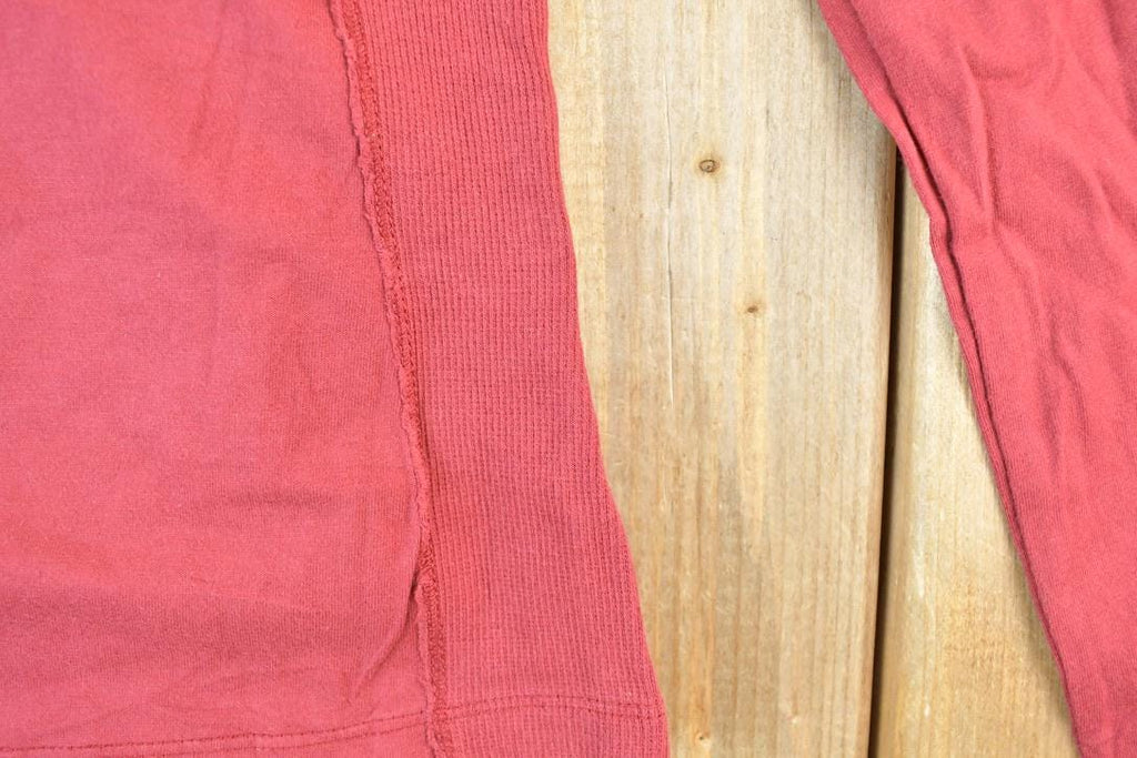 Women Vintage Vigoss Y2K Blank Red T-Shirt / Vigoss Grunge Skull Print / Contrast Stitch / Internet Famous Clothing / Over Dyed