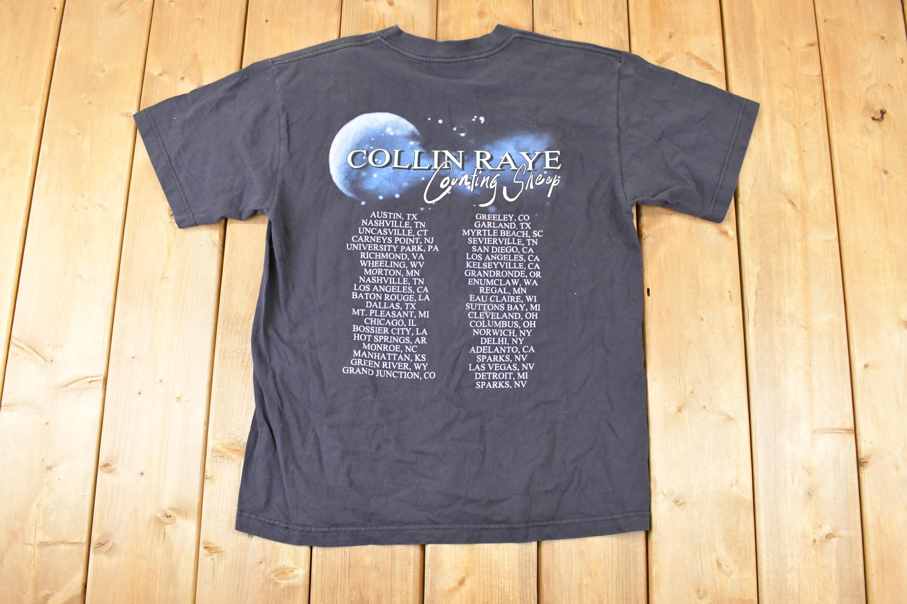 Vintage Y2K Collin Raye Counting Sheep Souvenir Band T-Shirt Men's M