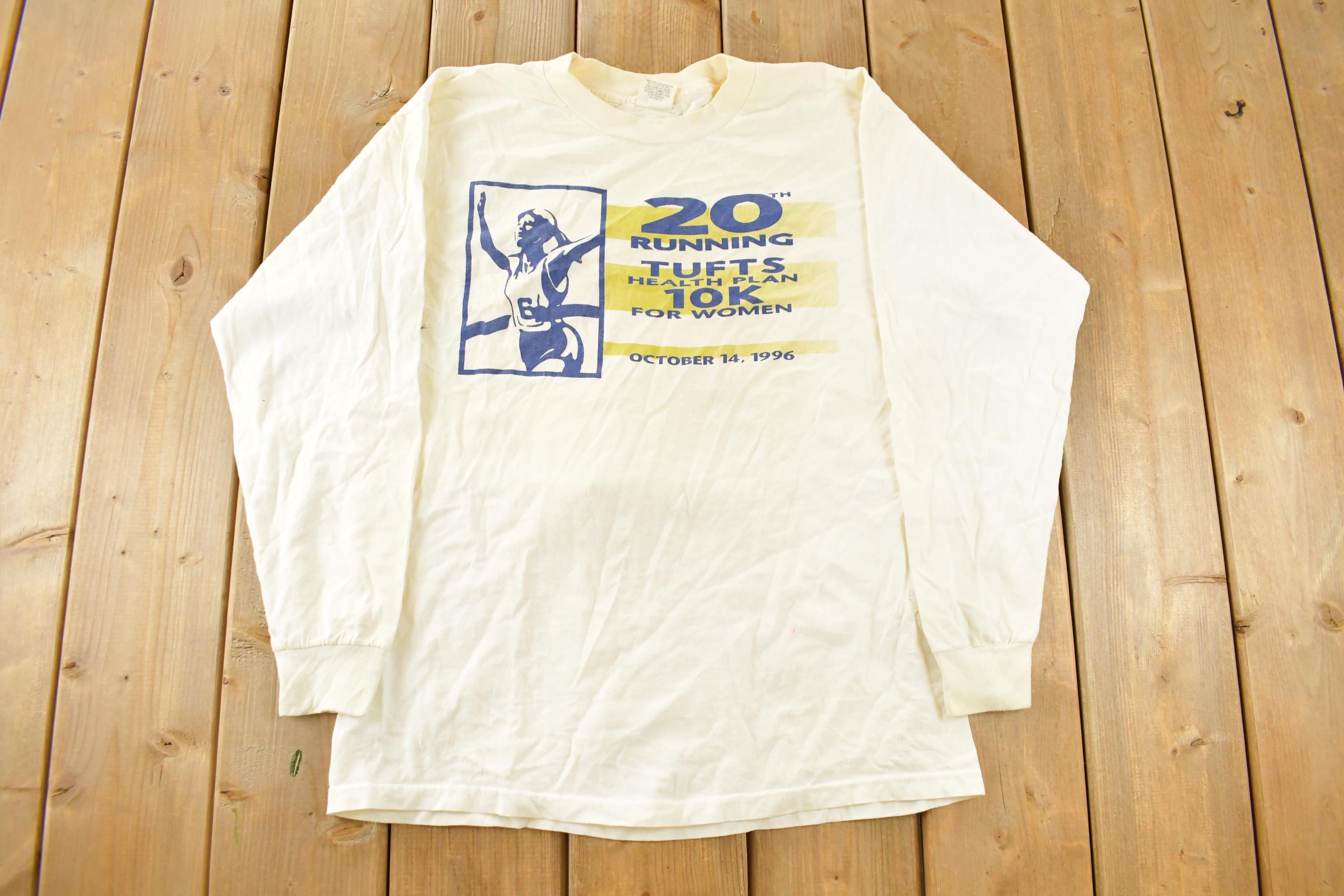 Vintage 1990s Tufts Health Plan Running Souvenir T-Shirt Men's Large