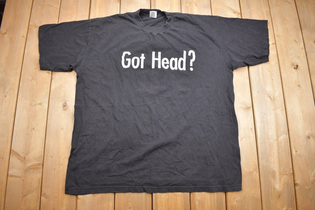 Vintage 1990s Al Snow Got Head Wrestling Graphic T-Shirt