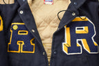 Vintage 1980s Ridgeville Volleyball Varsity Jacket