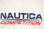 Vintage 1990s Nautica Competition Embroidered Crewneck Sweatshirt Mens XL