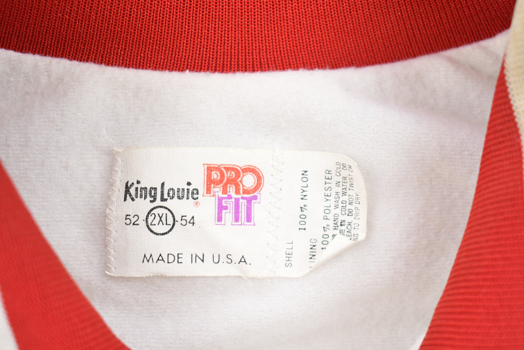 Vintage 1980s King Louie American Legion Satin Bomber Jacket