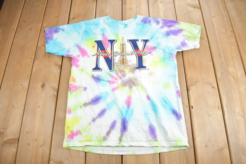 Vintage Y2K New York City Tie Dye Souvenir T Shirt