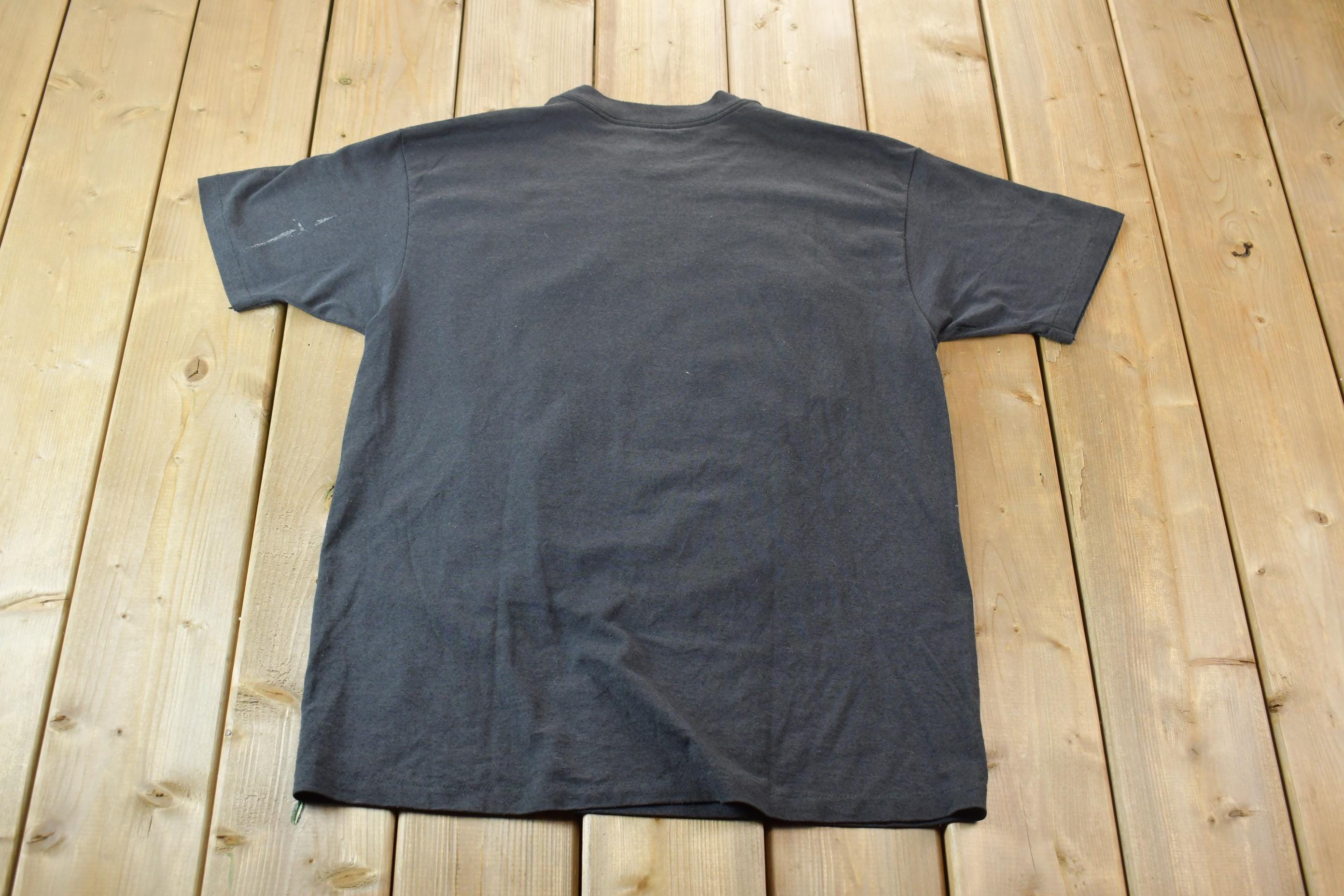 Vintage 1990s Single Stitch Graphic T-Shirt Made In USA