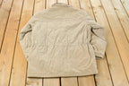 Vintage 1990s L.L. Bean Utility Parka Jacket Men's Medium / Vintage Winter Jacket / Full Zip / Streetwear / 1990s LL Bean / Beige Jacket