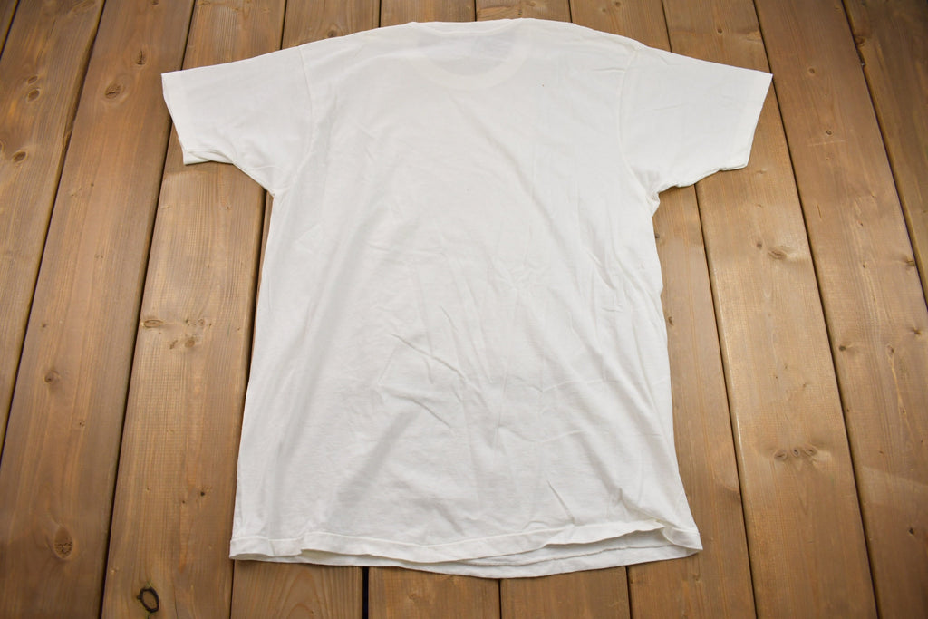 Vintage 1990s Hanes Blank White T-Shirt