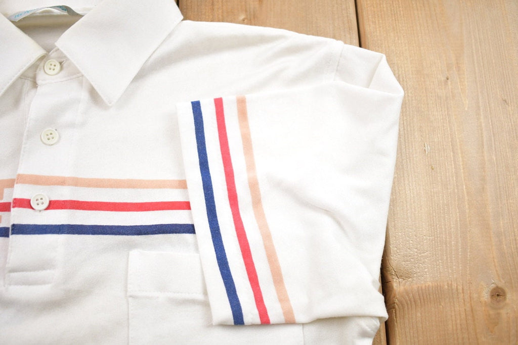 Vintage 1990s Royale Air Button Up Collar T Shirt