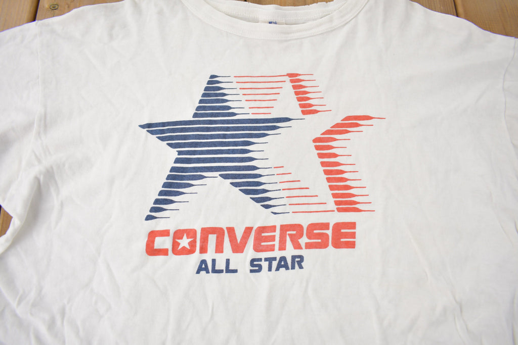 Vintage 1990s Converse All Star Single Stitch Graphic T Shirt Made In Canada