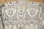 Vintage 1990s Saturdays Abstract Pattern Knit Crewneck Sweater Size XL