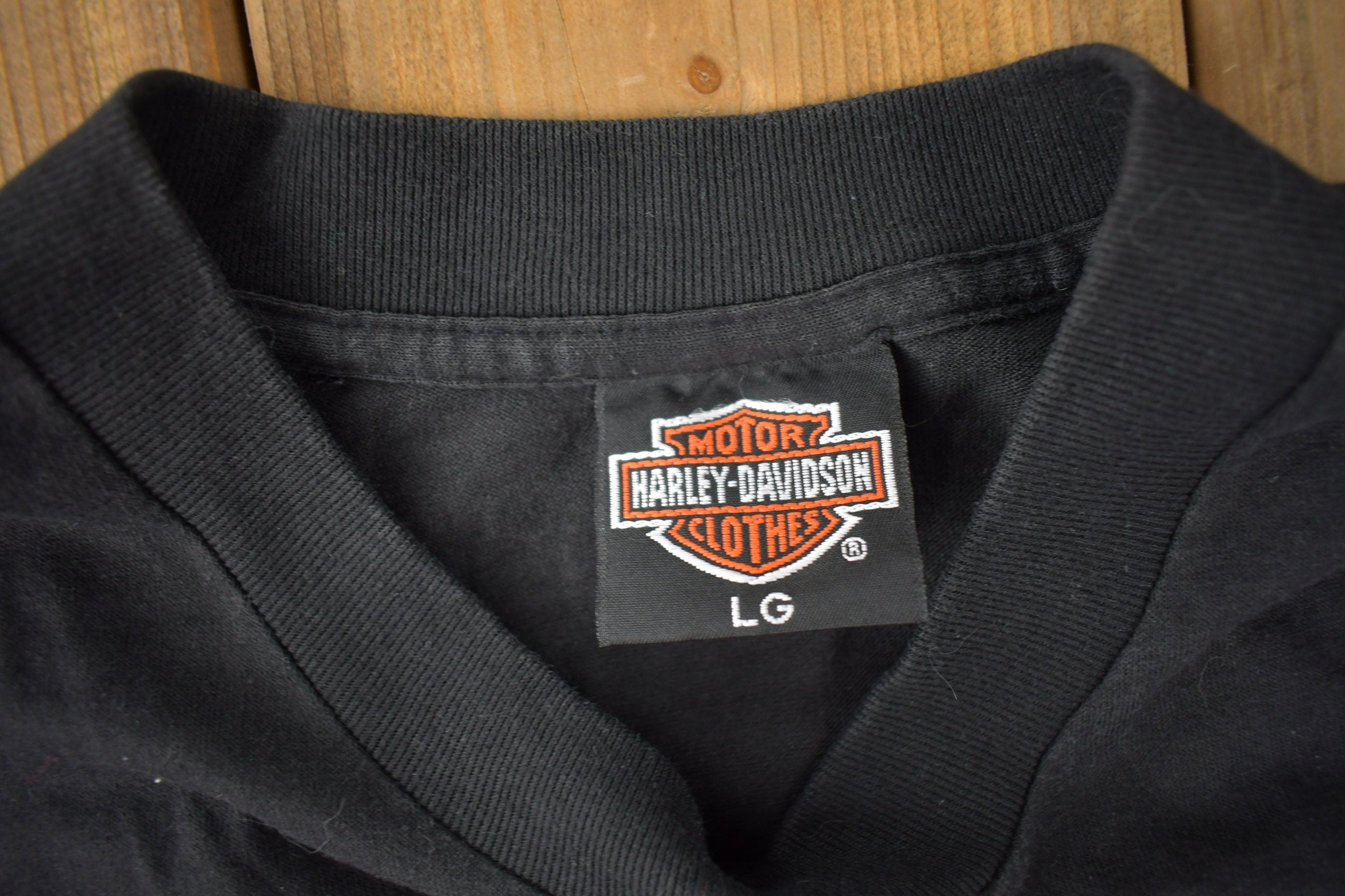 Vintage 1991 Hunderfossen Norway Super Rally Harley Davidson Owners Club Graphic T-Shirt Made In USA