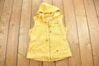 Vintage 1980s Christopher & Banks Sleeveless Zip up Hoodie