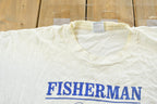 Vintage 1990s Fisherman T-Shirt Mens /