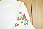Vintage 1990s Multi Bird All Over Print Embroidered Crewneck Sweater
