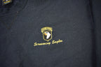 Vintage 1990s Airborne Screaming Eagles Embroidered Crewneck Sweatshirt