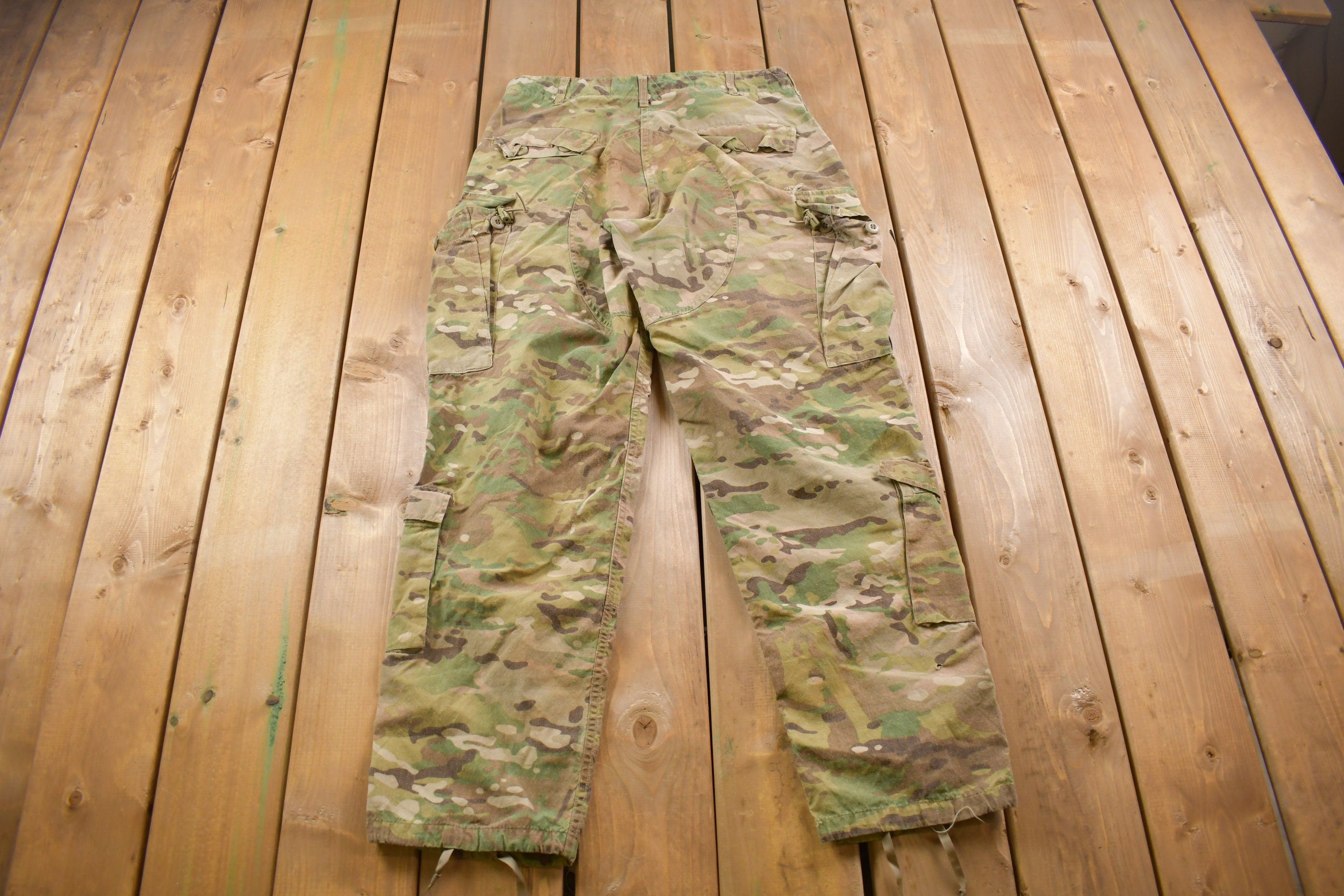 Vintage 1990s Military Desert Camouflage Cargo Pocket Pants 34 x 31