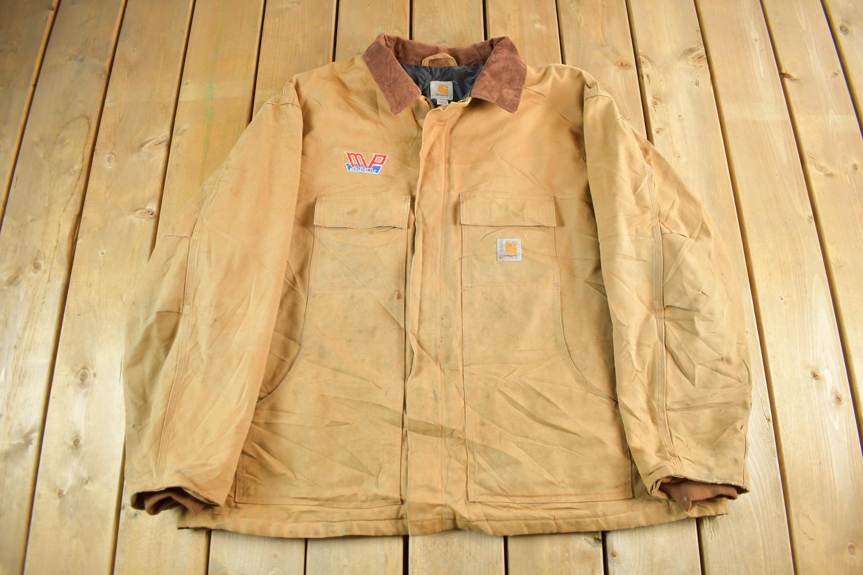 Vintage 2000s Carhartt Canvas Work Jacket Mens 3XL