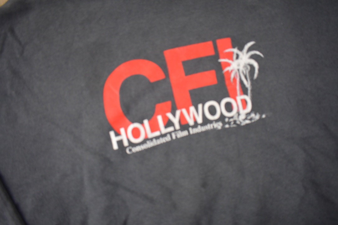 Vintage 1990s Consolidated Film Industries Hollywood CFI Crewneck Sweatshirt