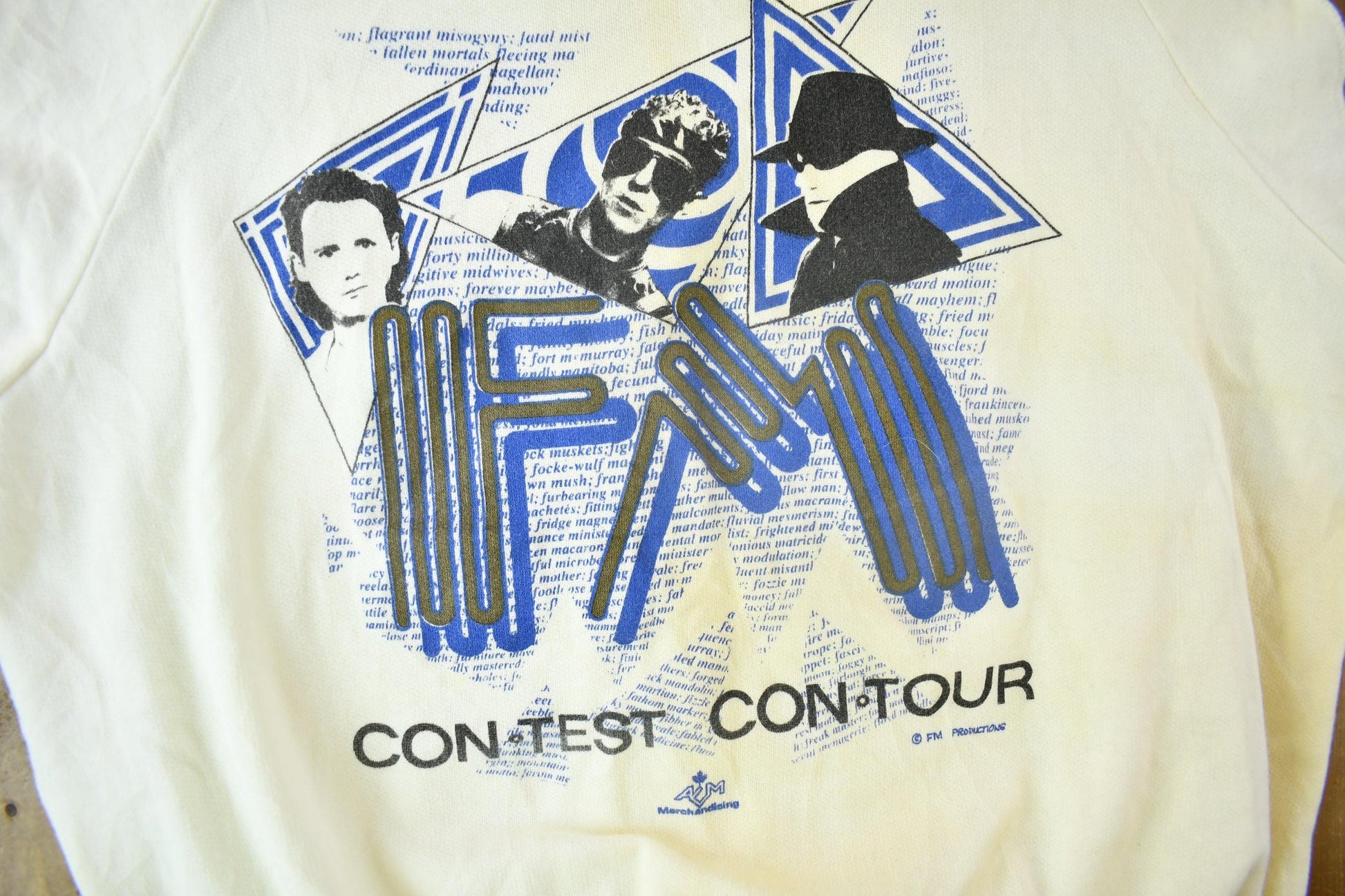 Vintage 1980s Nash The Slash Cameron Hawkins Martin Deller Graphic Crewneck Sweatshirt