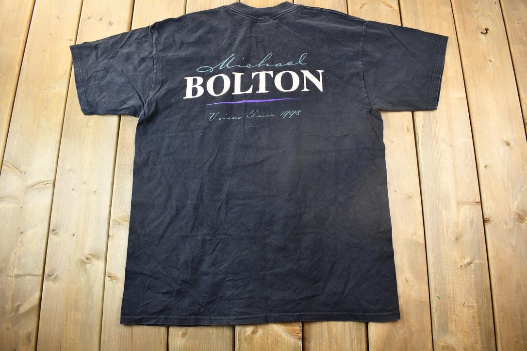 Vintage 1998 Michael Bolton Voices Tour Graphic T-shirt