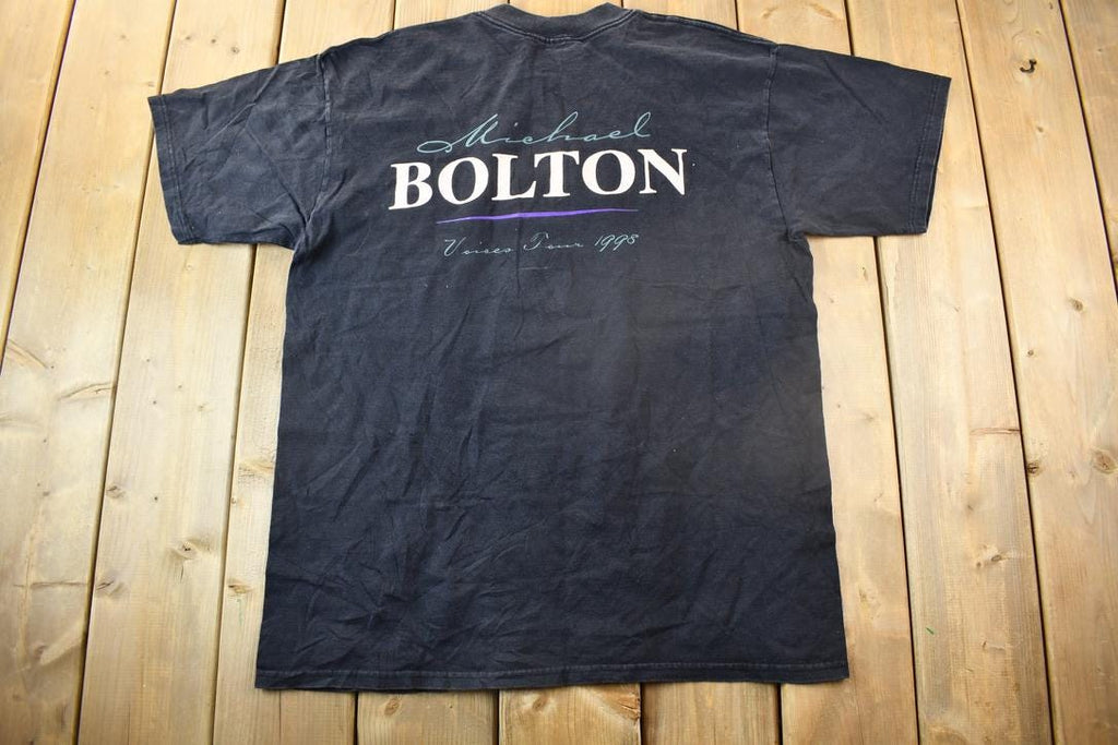 Vintage 1998 Michael Bolton Voices Tour Graphic T-shirt