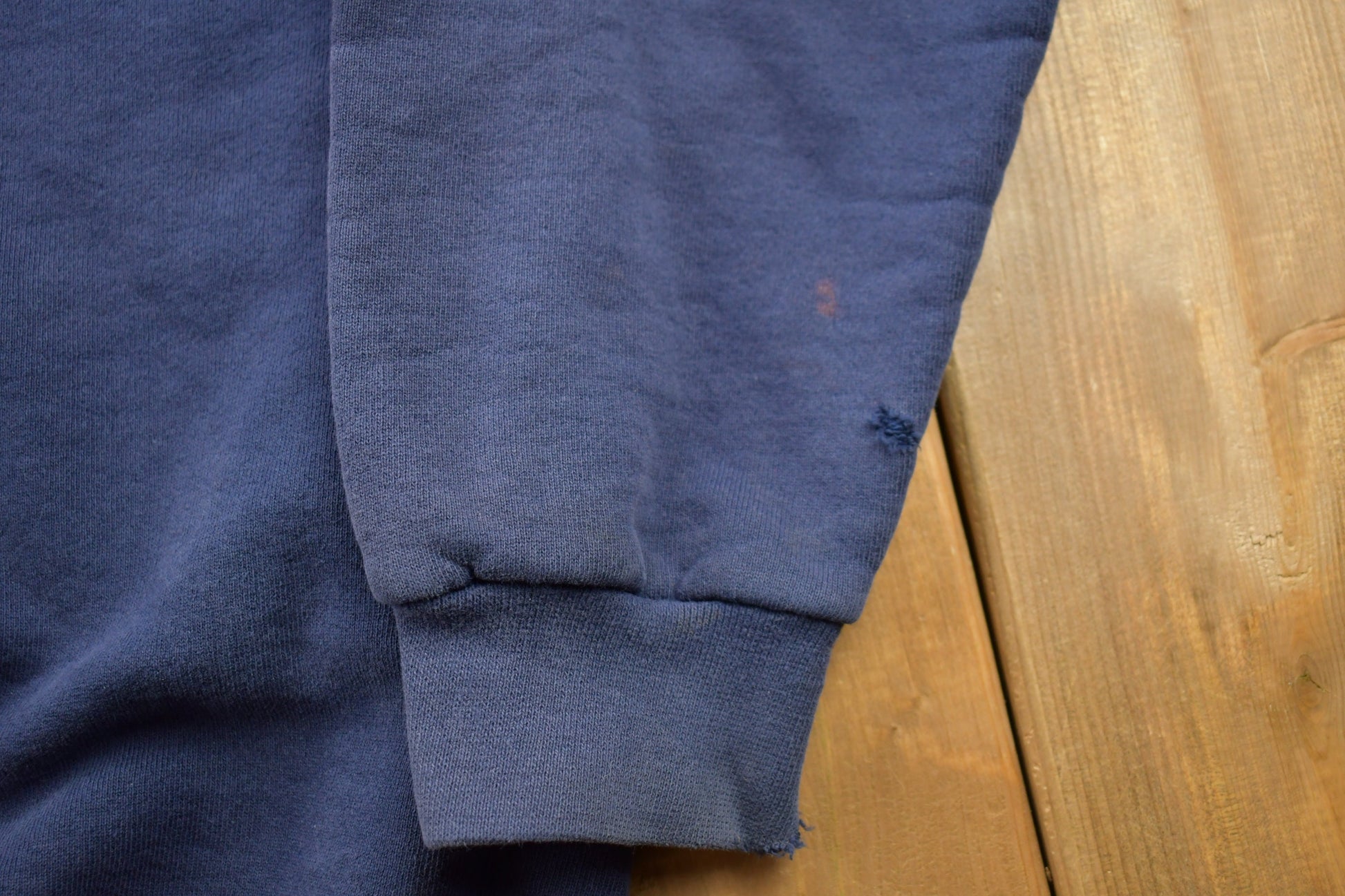 Vintage 1990s Blank Navy Blue Pluma Crewneck Sweatshirt