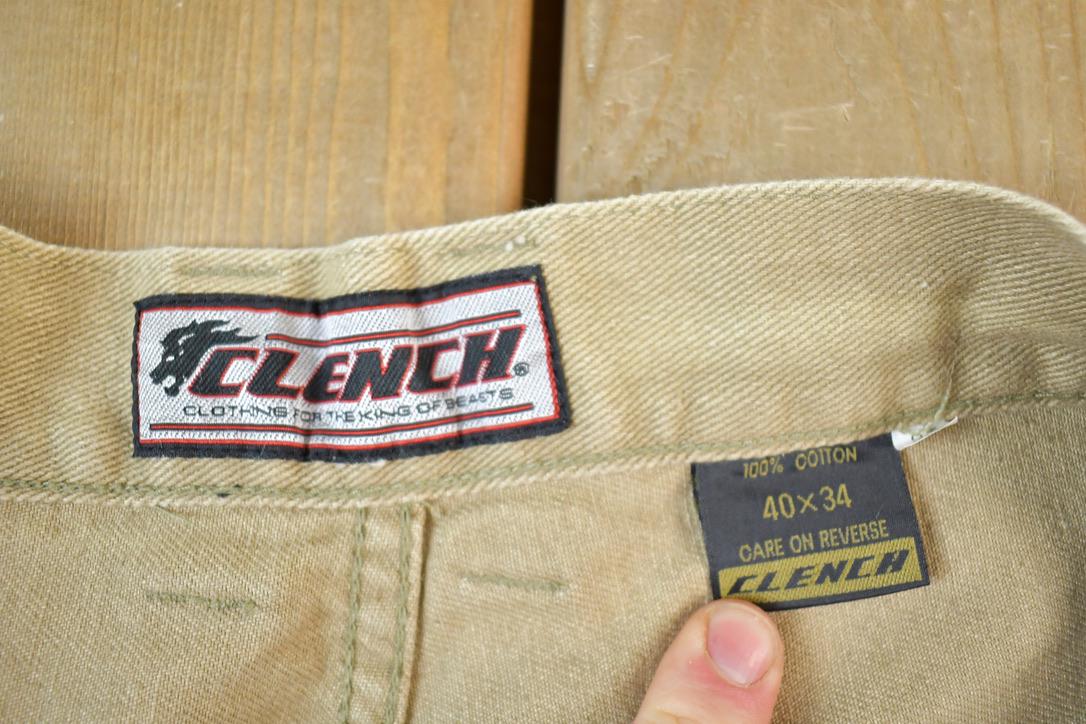 Vintage 1990s Clench Hip Hop Denim Jean Shorts 40 x 34