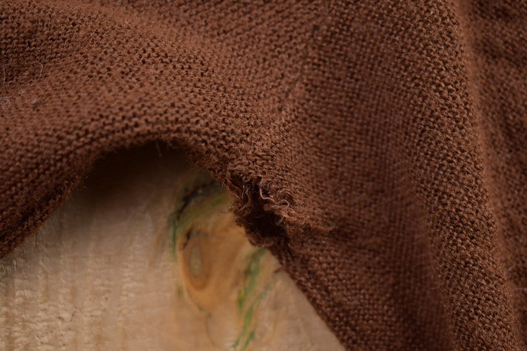 Vintage 1990s Knitted Brown Cardigan Sweater