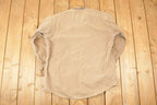 Vintage 1990s Tan Levis Button Up Shirt Men's L