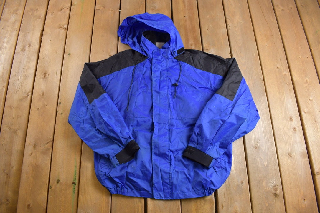 Vintage 1990s Marlboro Unlimited Color Block Windbreaker Jacket