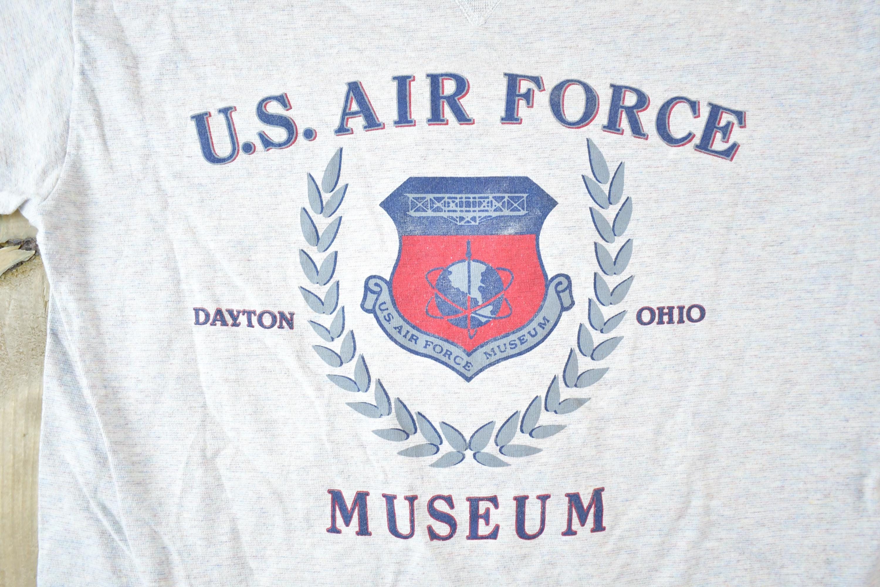 Vintage 1990s Air Force Museum Souvenir T-Shirt Mens L